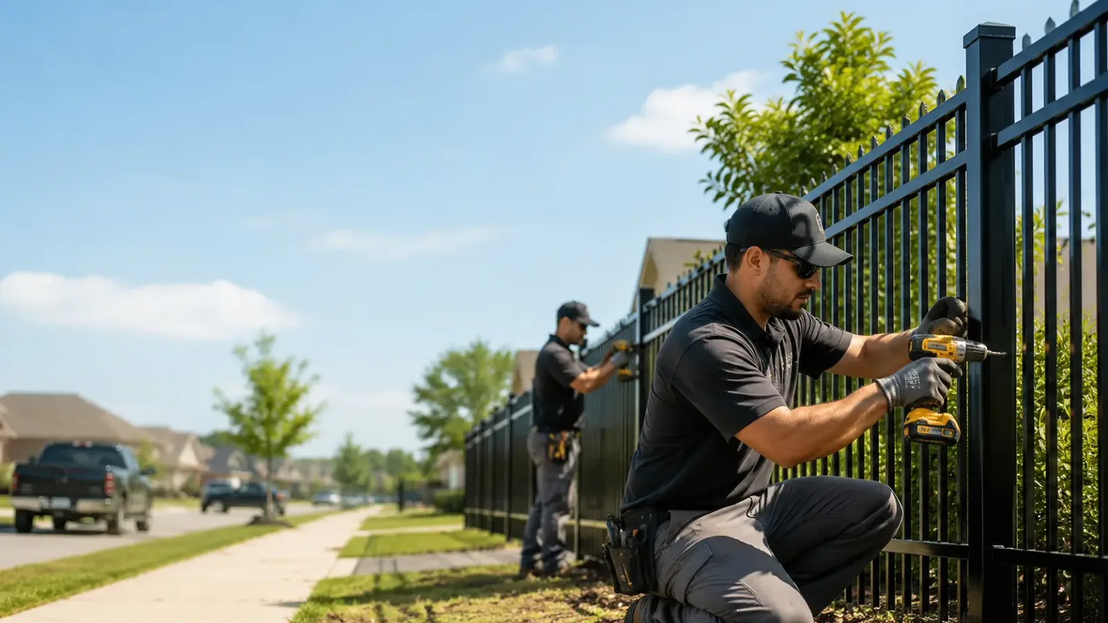 Metal Fence Installation in Newark, OH